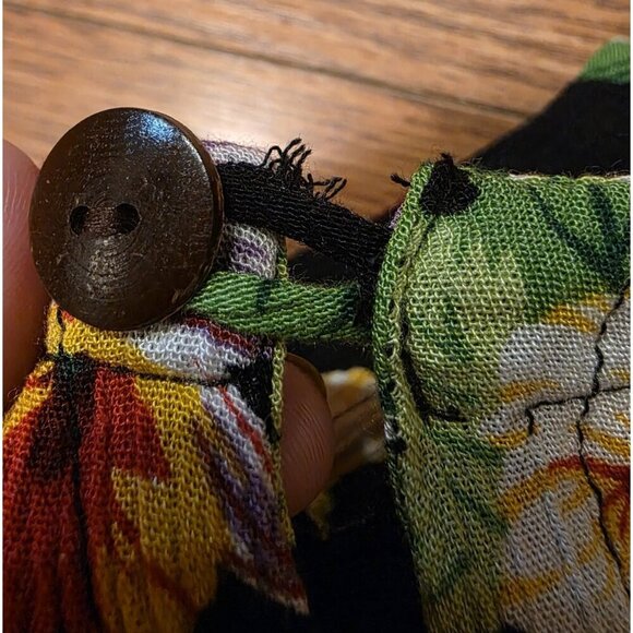 Hibiscus Collection Hawaii Dress One Size Lightweight 100% Rayon Tropical Floral - Picture 10 of 12